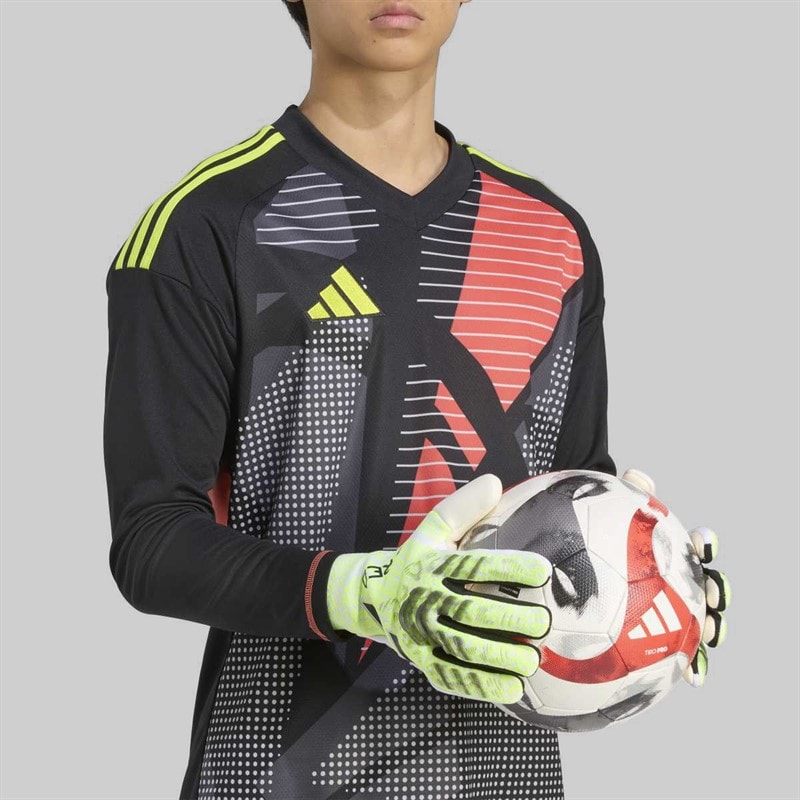 adidas Predator Pro Promo PC Goalkeeper Gloves Lucid Lemon/White/Black - Image 5