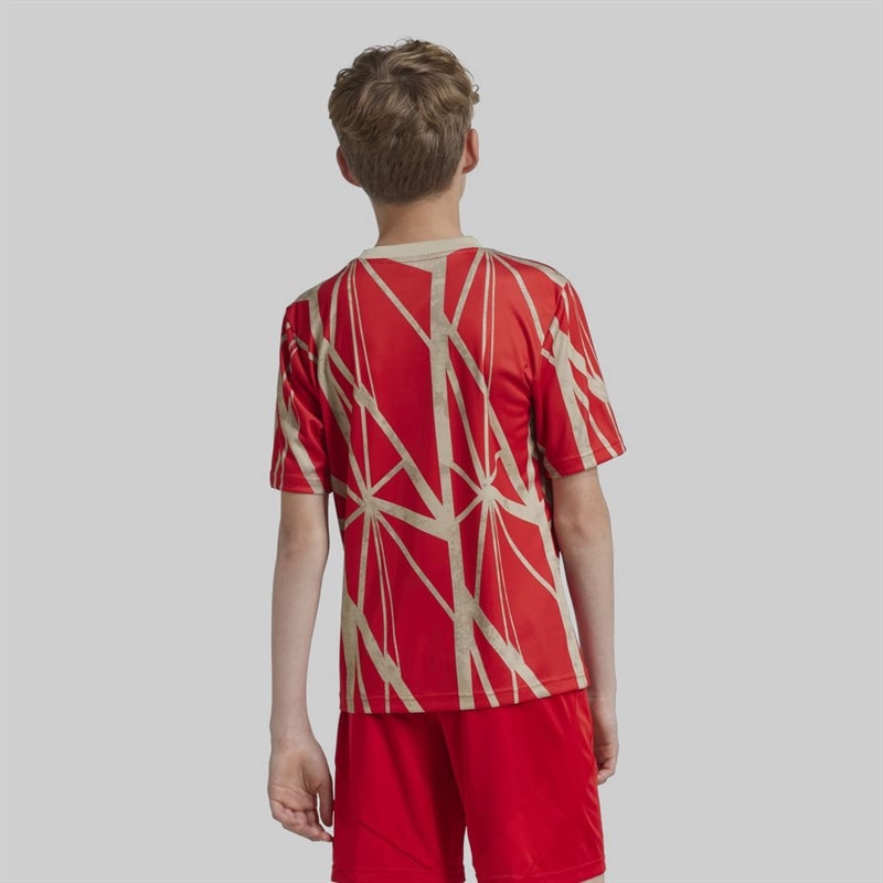 adidas Junior FCB FC Bayern 24/25 Pre-Match Jersey Red - Image 3