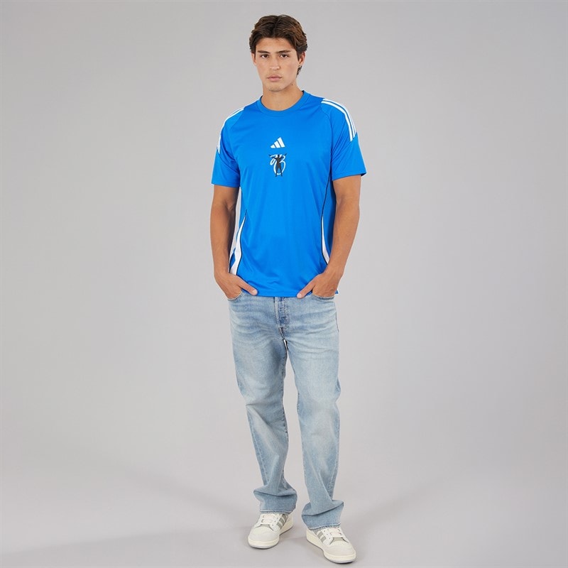 adidas Mens Jude Bellingham Training Jersey Glow Blue - Image 4