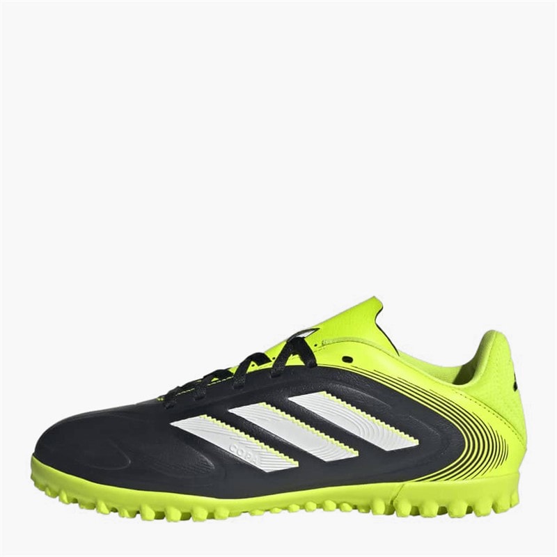 adidas Junior Copa Pure 3 Club Radiant Blaze Pack TF Astro Turf Football Boots Core Black/White/Lucid Lemon