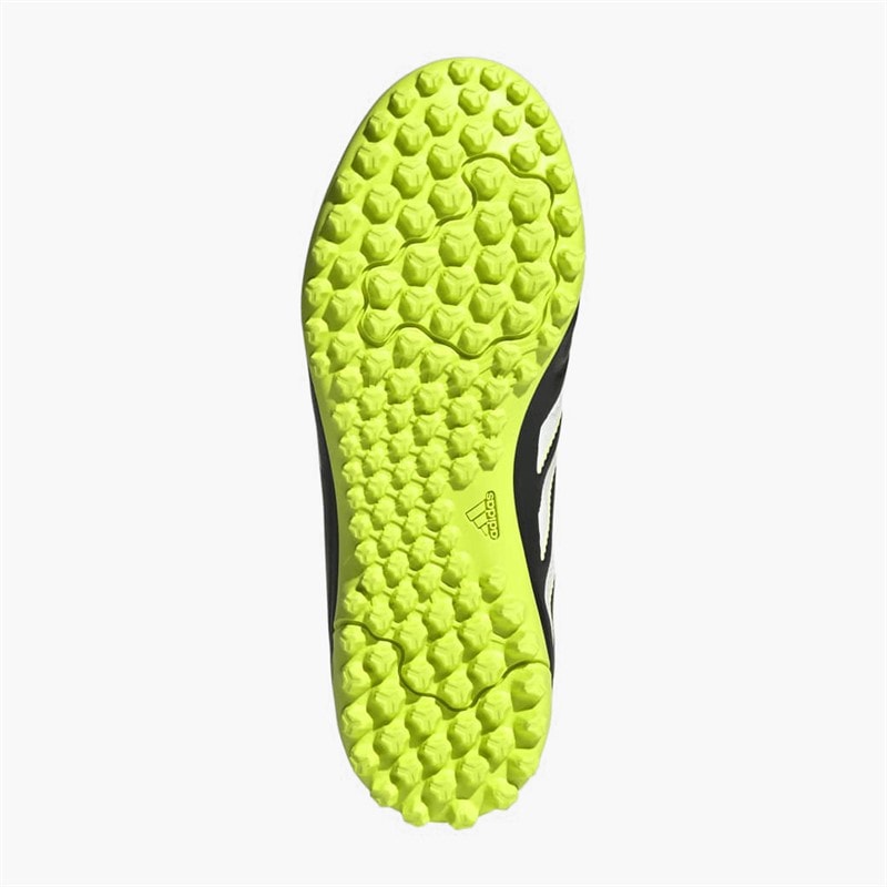 adidas Junior Copa Pure 3 Club Radiant Blaze Pack TF Astro Turf Football Boots Core Black/White/Lucid Lemon - Image 2