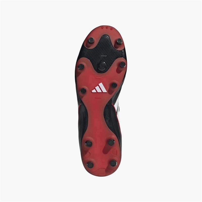 adidas Mens Copa Gloro II FG Firm Ground Football Boots Core Black/Footwear White/Better Scarlet - Image 2