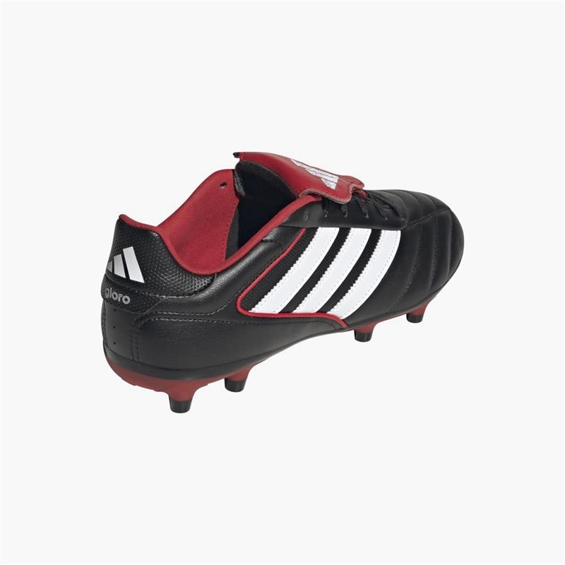 adidas Mens Copa Gloro II FG Firm Ground Football Boots Core Black/Footwear White/Better Scarlet - Image 3