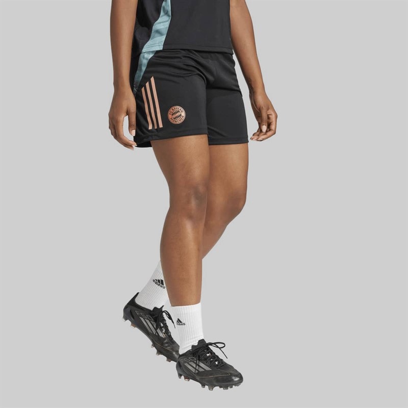 adidas Womens FCB FC Bayern 24/25 Tiro 24 Training Shorts Black