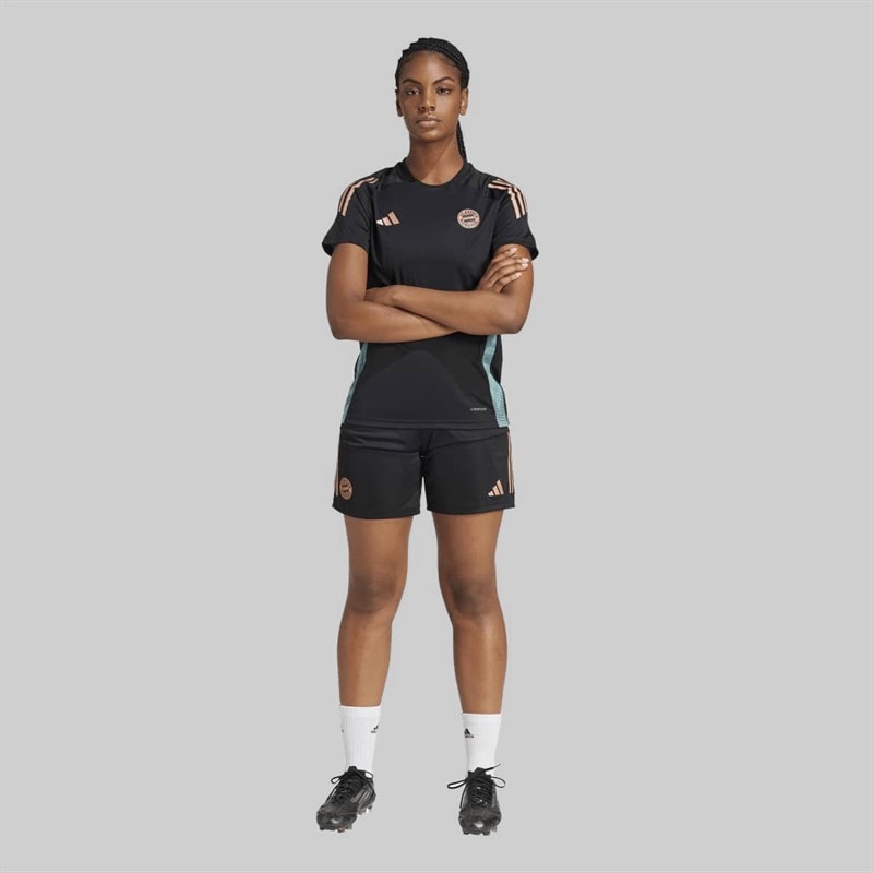 adidas Womens FCB FC Bayern 24/25 Tiro 24 Training Shorts Black - Image 4