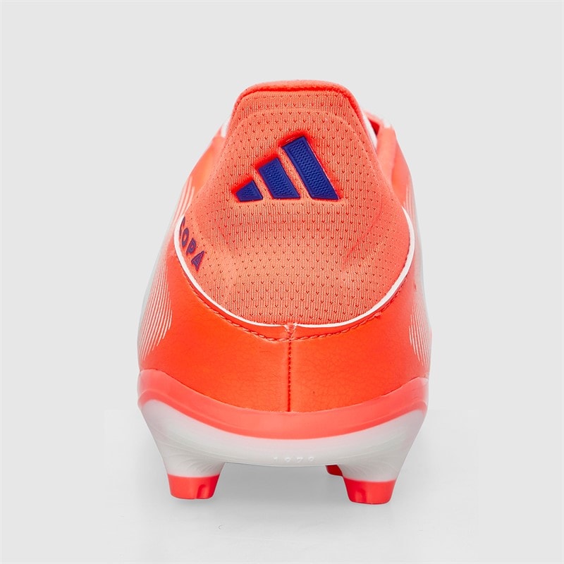adidas Copa Pure 3 Club Coral Blaze Pack FG/MG Firm/Multi Ground Football Boots Off White/Lucid Blue/Signal Coral - Image 4