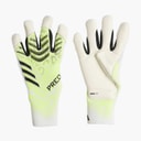 adidas Predator Pro Hybrid Cut Goalkeeper Gloves Lucid Lemon/White/Black