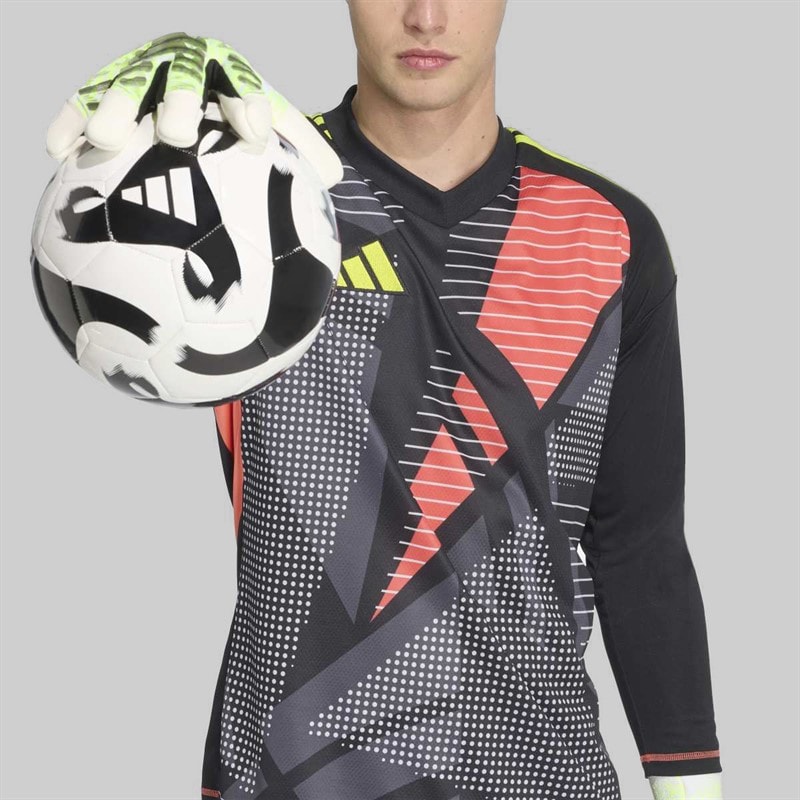 adidas Predator Pro Hybrid Cut Goalkeeper Gloves Lucid Lemon/White/Black - Image 4