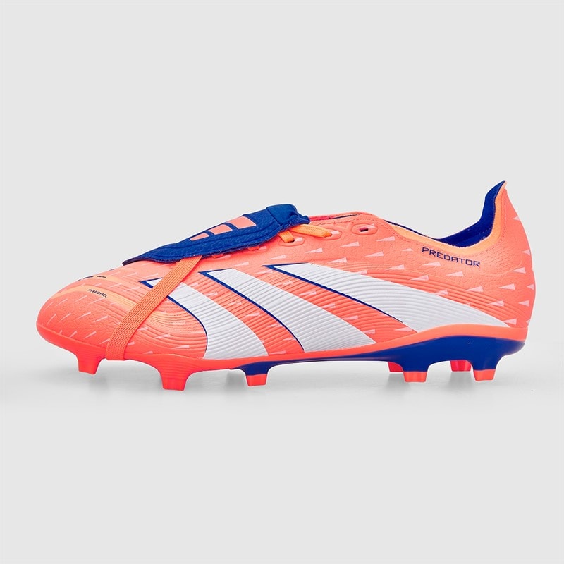 adidas Mens Predator League Fold-Over Tongue Coral Blaze Pack FG/MG Firm/Multi Ground Football Boots Signal Coral/Cloud White/Beam Orange - Image 2