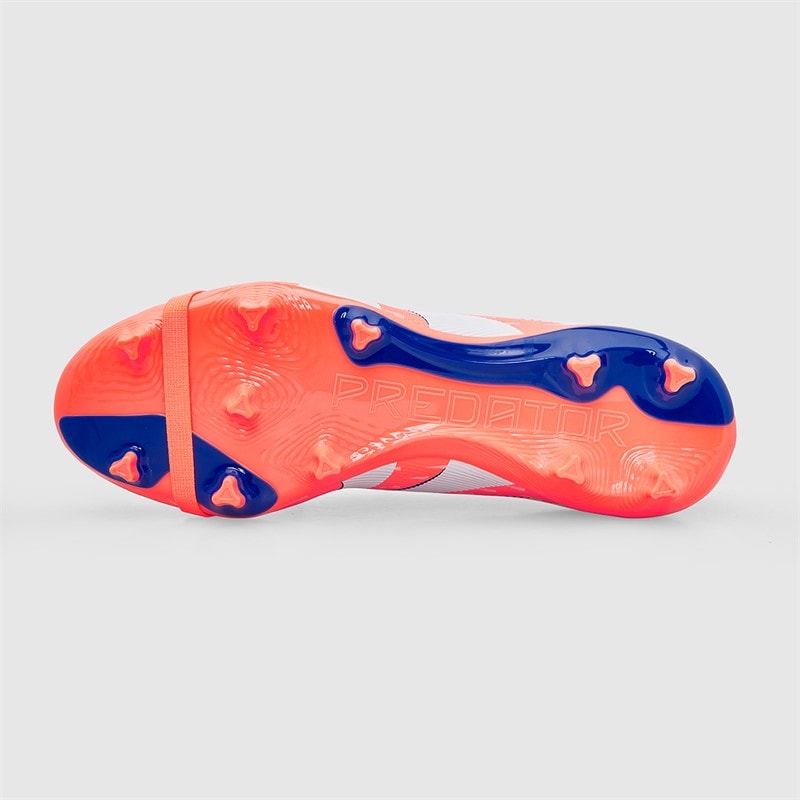 adidas Mens Predator League Fold-Over Tongue Coral Blaze Pack FG/MG Firm/Multi Ground Football Boots Signal Coral/Cloud White/Beam Orange - Image 3