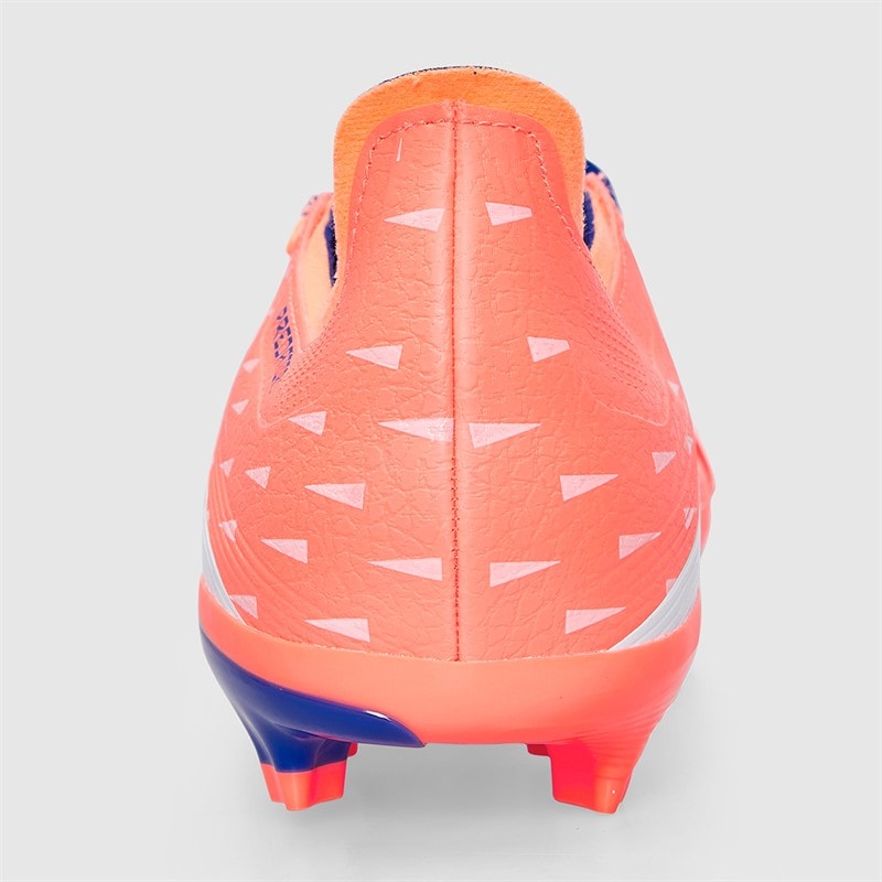 adidas Mens Predator League Fold-Over Tongue Coral Blaze Pack FG/MG Firm/Multi Ground Football Boots Signal Coral/Cloud White/Beam Orange - Image 4