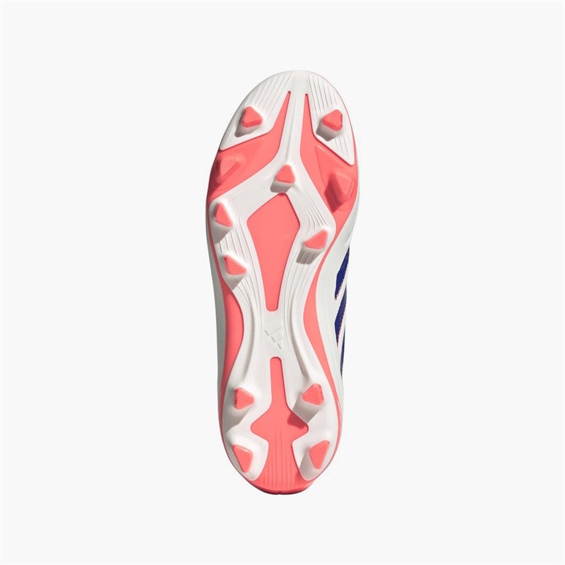adidas Junior Copa Pure 3 Club Coral Blaze Pack FG/MG Firm/Multi Ground Football Boots Off White/Lucid Blue/Signal Coral - Image 2