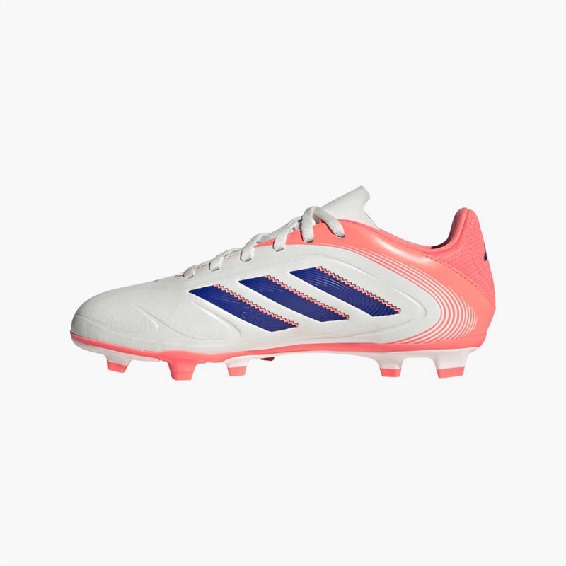 adidas Junior Copa Pure 3 Club Coral Blaze Pack FG/MG Firm/Multi Ground Football Boots Off White/Lucid Blue/Signal Coral - Image 5
