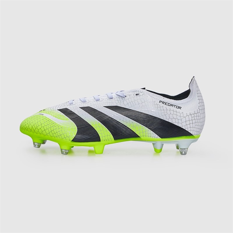 adidas Mens Predator League Radiant Blaze Pack SG Soft Ground Football Boots Cloud White/Core Black/Lucid Lemon - Image 2
