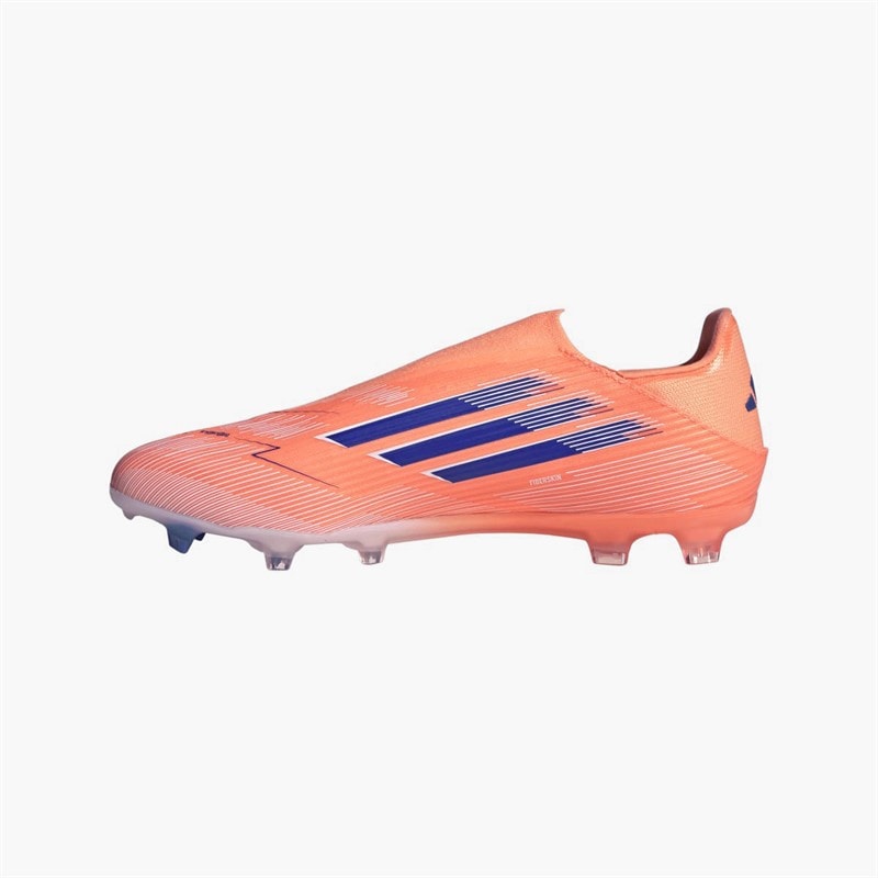 adidas Mens F50 League Laceless Coral Blaze Pack FG/MG Firm/Multi Ground Football Boots Beam Orange/Lucid Blue /Cloud White Beam Orange/Lucid Blue/Cloud White - Image 5