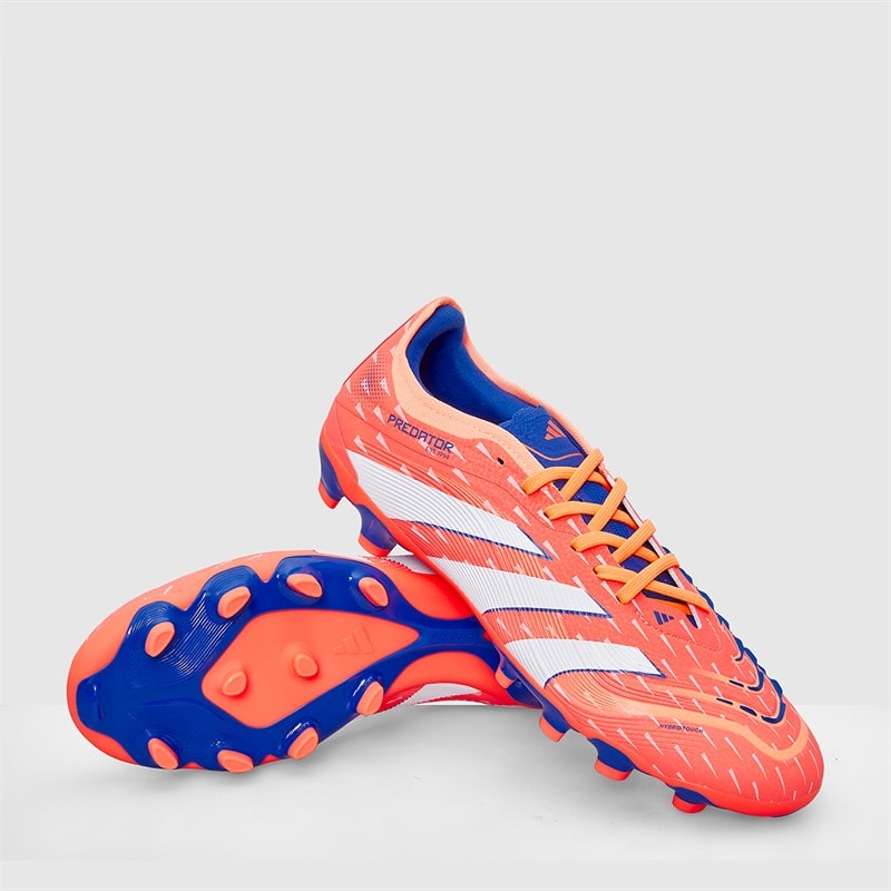 adidas Mens Predator Pro Coral Blaze Pack MG Multi Ground Football Boots Signal Coral/Cloud White/Beam Orange