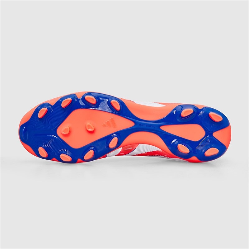 adidas Mens Predator Pro Coral Blaze Pack MG Multi Ground Football Boots Signal Coral/Cloud White/Beam Orange - Image 3