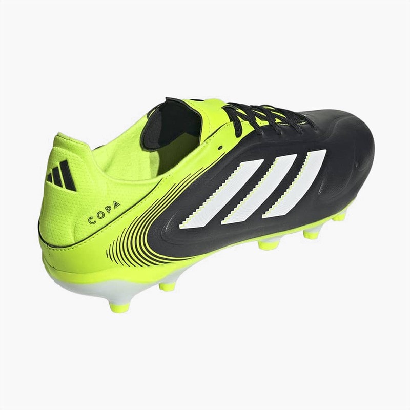 adidas Mens Copa Pure 3 League Radiant Blaze Pack FG/MG Firm/Multi Ground Football Boots Core Black/White/Lucid Lemon - Image 3