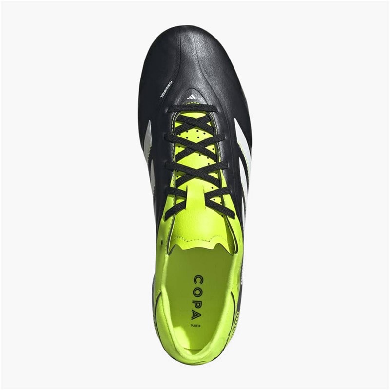adidas Mens Copa Pure 3 League Radiant Blaze Pack FG/MG Firm/Multi Ground Football Boots Core Black/White/Lucid Lemon - Image 4