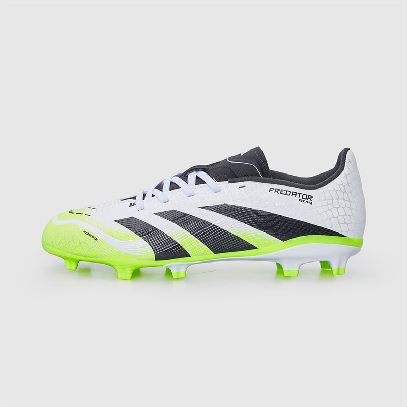 adidas Junior Predator League Radiant Blaze Pack FG/MG Firm/Multi Ground Football Boots Cloud White/Core Black/Lucid Lemon - Image 2