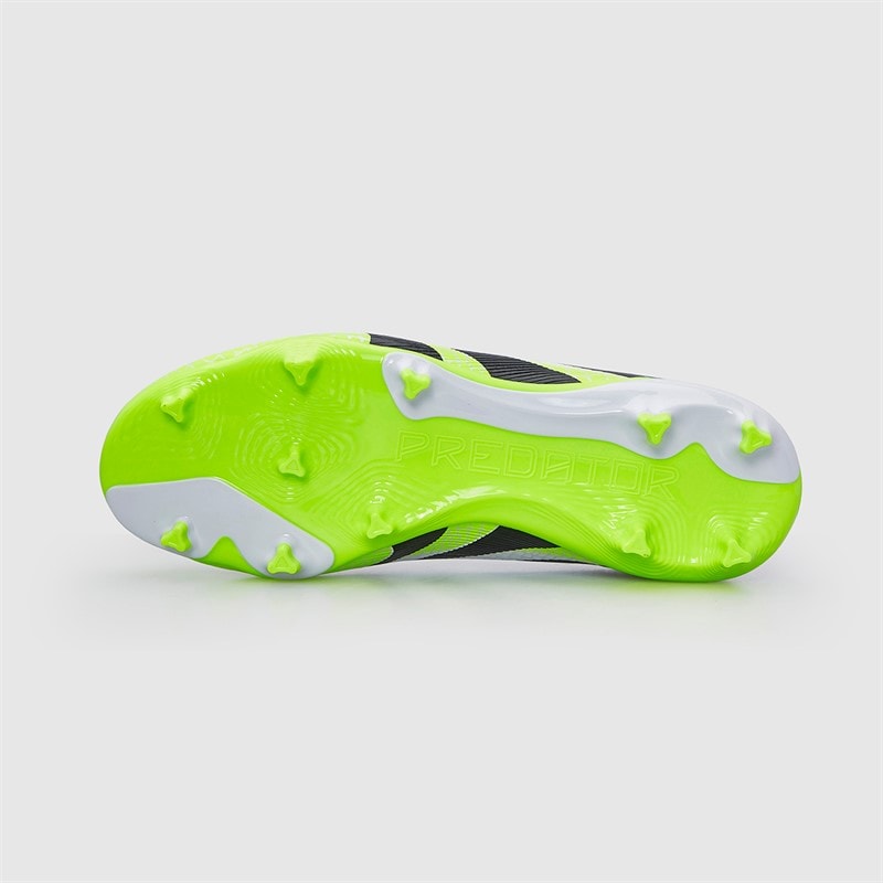 adidas Junior Predator League Radiant Blaze Pack FG/MG Firm/Multi Ground Football Boots Cloud White/Core Black/Lucid Lemon - Image 3