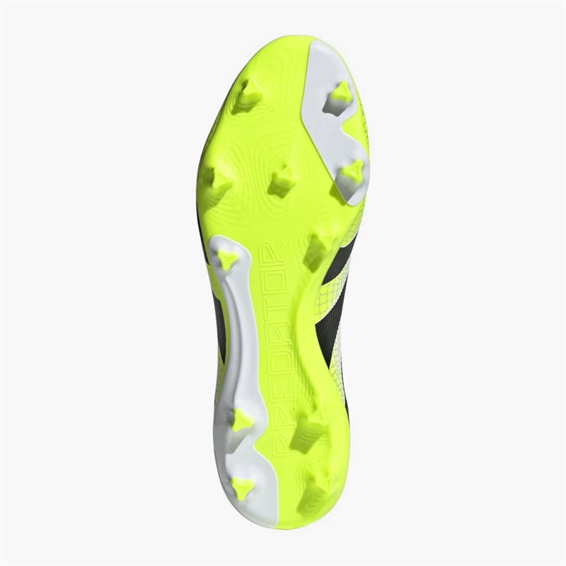 adidas Mens Predator League Radiant Blaze Pack FG/MG Firm/Multi Ground Football Boots Cloud White/Core Black/Lucid Lemon - Image 2