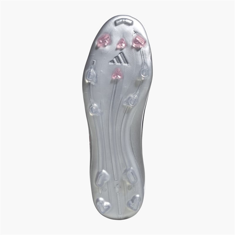 adidas Mens F50 Messi League Prestig10 FG/MG Firm/Multi Ground Football Boots Cloud White/Lucid Red/Silver Metallic - Image 2