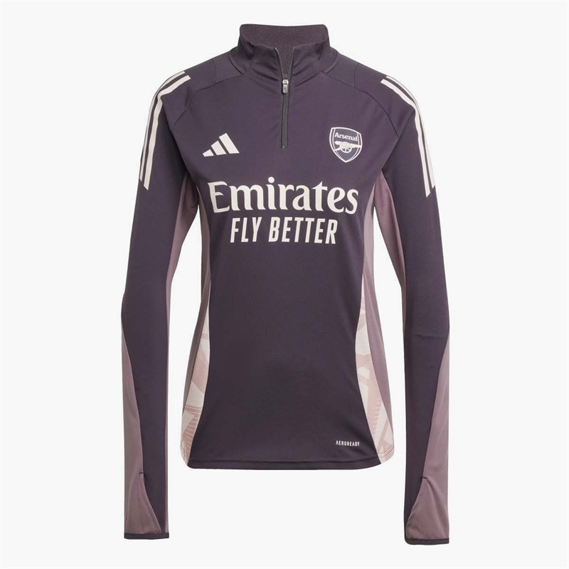 adidas Womens AFC Arsenal FC 24/25 Tiro 24 Training Top Aurora Black
