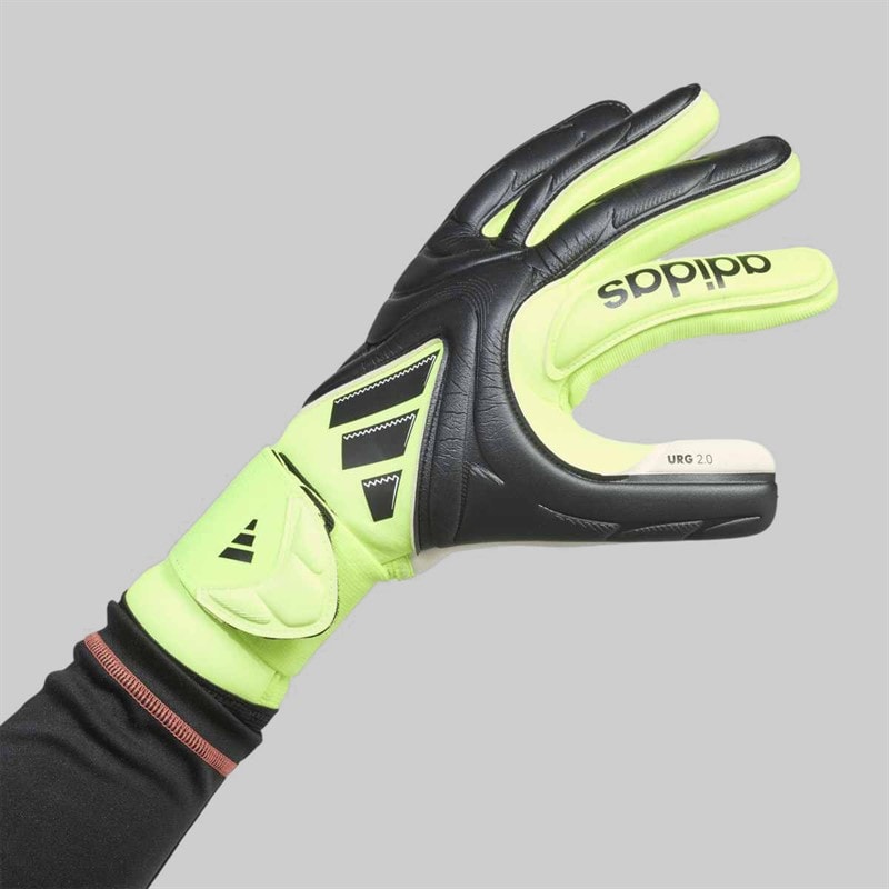 adidas Copa Pro Goalkeeper Gloves Black/Black/Lucid Lemon - Image 5
