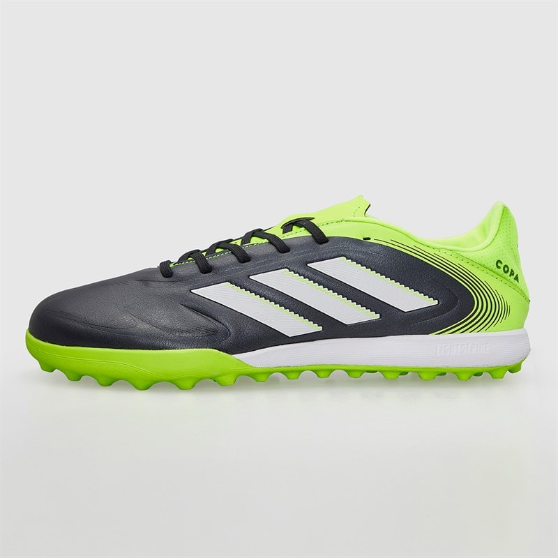 adidas Mens Copa Pure 3 League Radiant Blaze Pack TF Astro Turf Football Boots Core Black/White/Lucid Lemon - Image 2