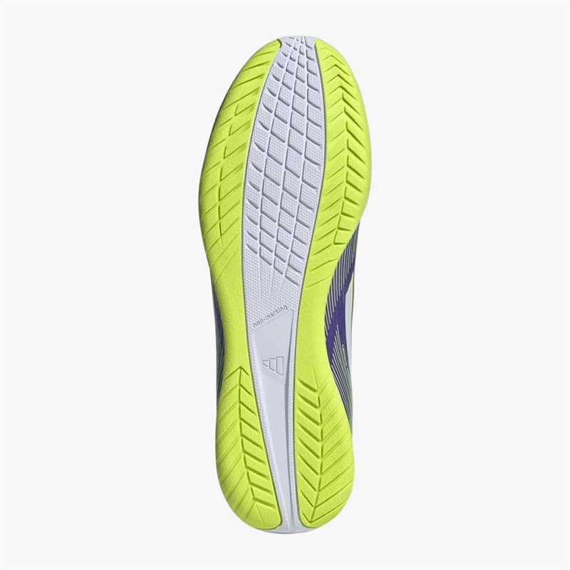 adidas Mens F50 Club Radiant Blaze Pack IN Indoor Football Boots Purple Rush/Cloud White/Lucid Lemon - Image 2