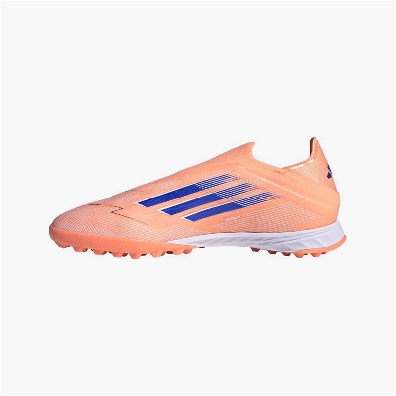 adidas Mens F50 Pro Laceless Coral Blaze Pack TF Astro Turf Football Boots Beam Orange/Lucid Blue /Cloud White Beam Orange/Lucid Blue/Cloud White - Image 5