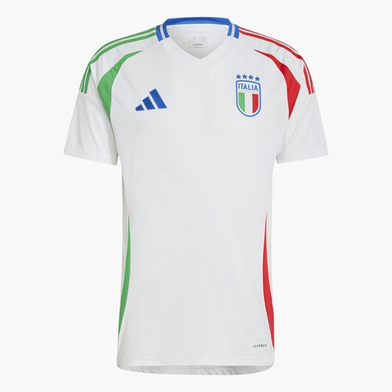 adidas Mens FIGC Italy 2024 Away Jersey White