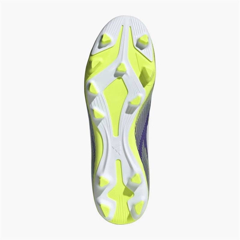 adidas Mens F50 Club Radiant Blaze Pack FG/MG Firm/Multi Ground Football Boots Purple Rush/Cloud White/Lucid Lemon - Image 2