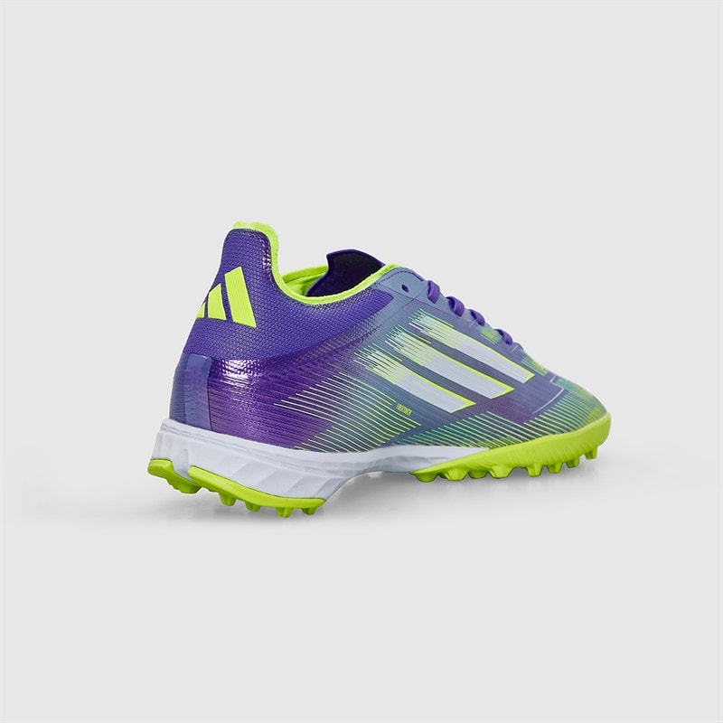adidas Mens F50 Pro Radiant Blaze Pack TF Astro Turf Football Boots Purple Rush/Cloud White/Lucid Lemon - Image 5