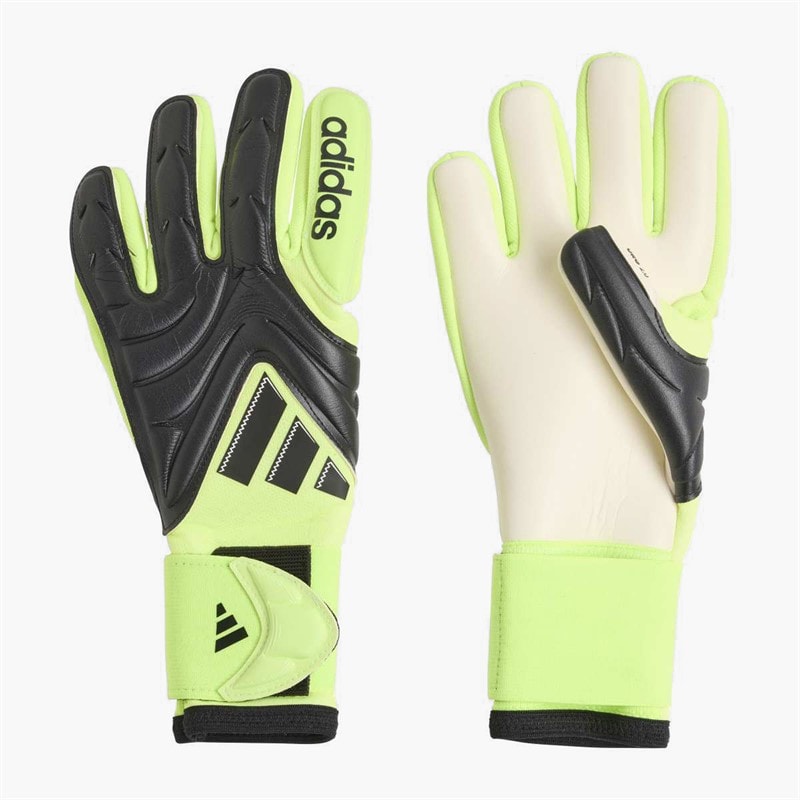 adidas Junior Copa Pro Goalkeeper Gloves Black/Black/Lucid Lemon