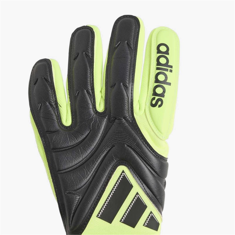 adidas Junior Copa Pro Goalkeeper Gloves Black/Black/Lucid Lemon - Image 2