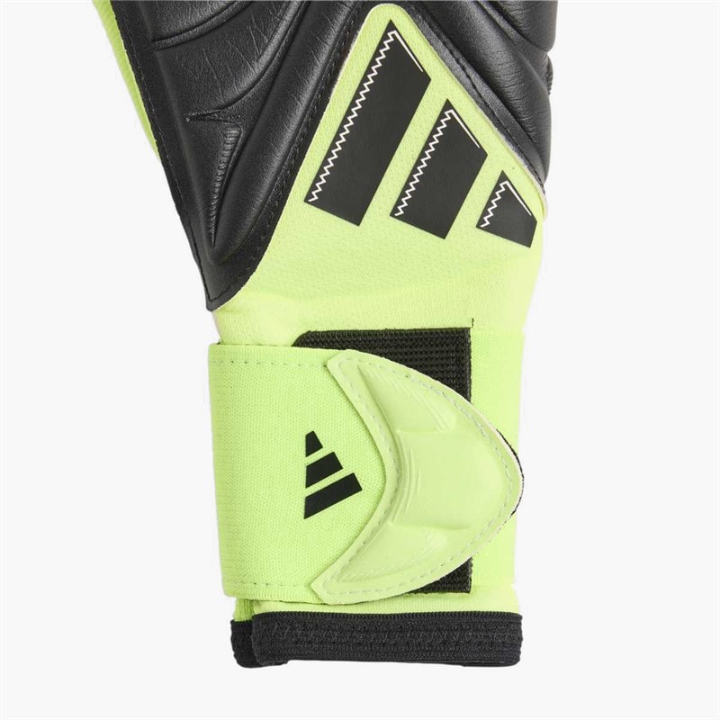 adidas Junior Copa Pro Goalkeeper Gloves Black/Black/Lucid Lemon - Image 3