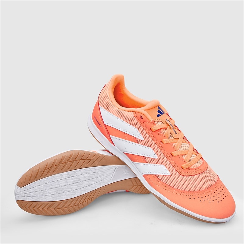adidas Mens Predator Club Coral Blaze Pack IN Indoor Sala Football Boots Signal Coral/Cloud White/Beam Orange