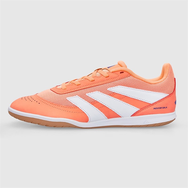 adidas Mens Predator Club Coral Blaze Pack IN Indoor Sala Football Boots Signal Coral/Cloud White/Beam Orange - Image 2