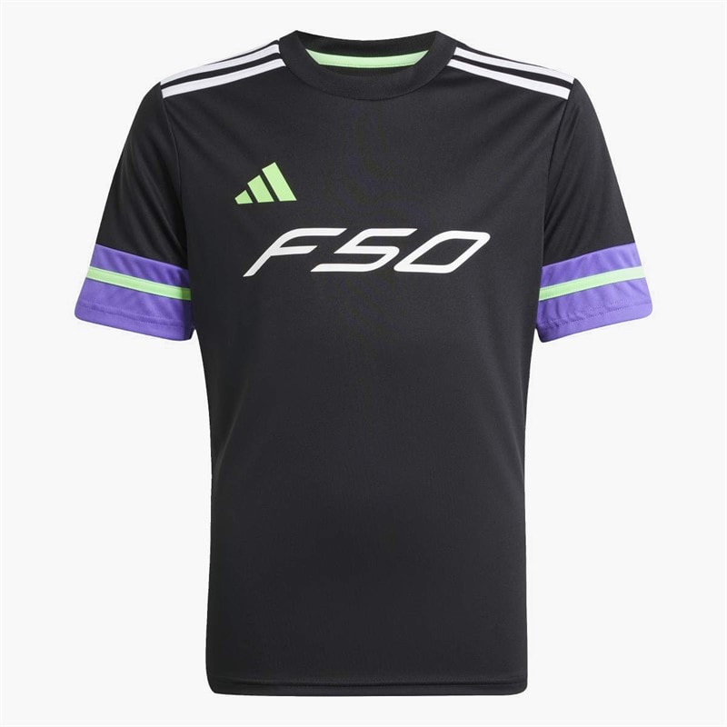 adidas Junior F50 Jersey Black/Purple Rush - Image 1