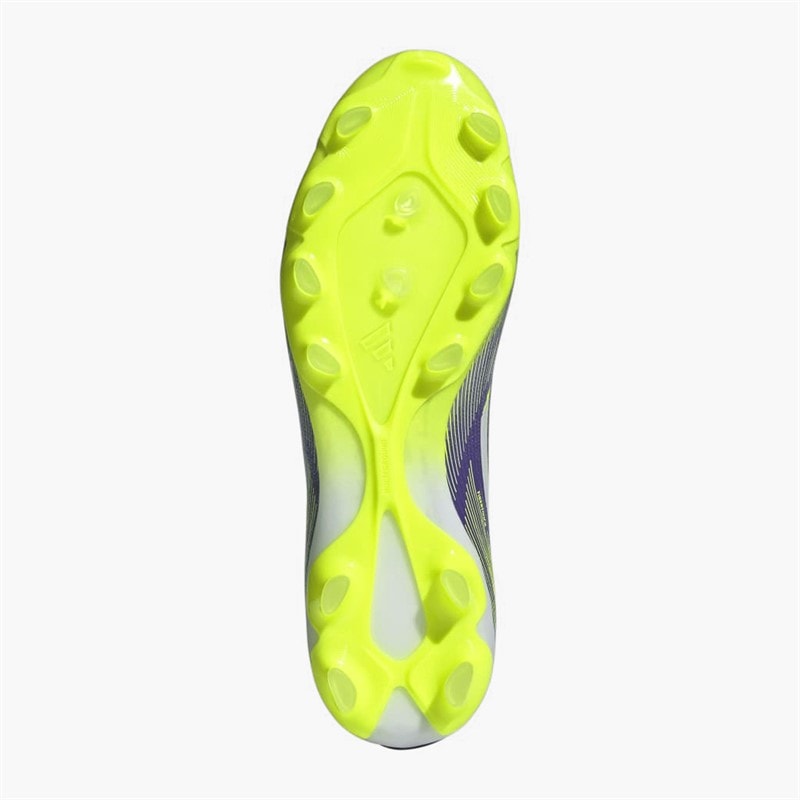 adidas Mens F50 Pro Radiant Blaze Pack MG Multi Ground Football Boots Purple Rush/Cloud White/Lucid Lemon - Image 2