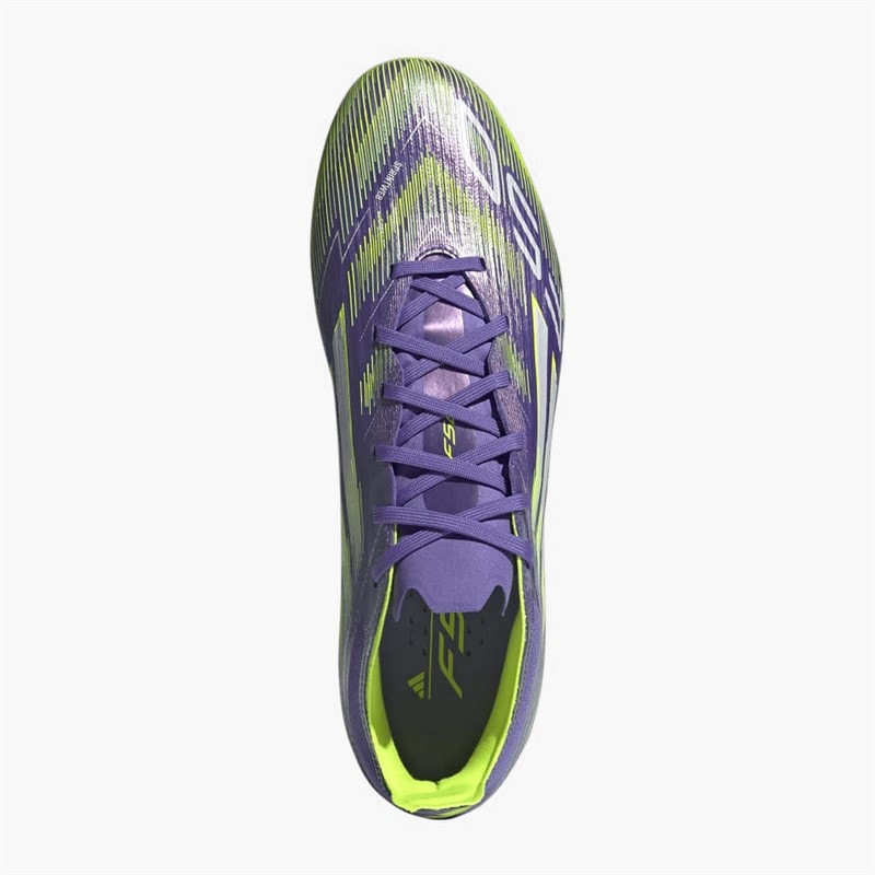 adidas Mens F50 Pro Radiant Blaze Pack MG Multi Ground Football Boots Purple Rush/Cloud White/Lucid Lemon - Image 4