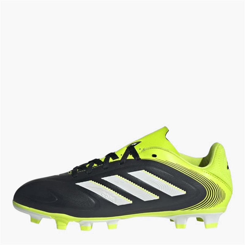 adidas Junior Copa Pure 3 Club Radiant Blaze Pack FG/MG Firm/Multi Ground Football Boots Core Black/White/Lucid Lemon