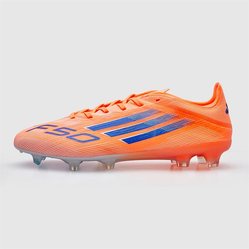 adidas Mens F50 Pro Coral Blaze Pack FG Firm Ground Football Boots Beam Orange/Lucid Blue /Cloud White Beam Orange/Lucid Blue/Cloud White - Image 2