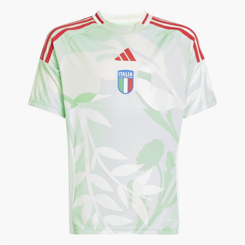 adidas Junior FIGC Italy 2025 (Womens Team) Away Jersey Glory Mint