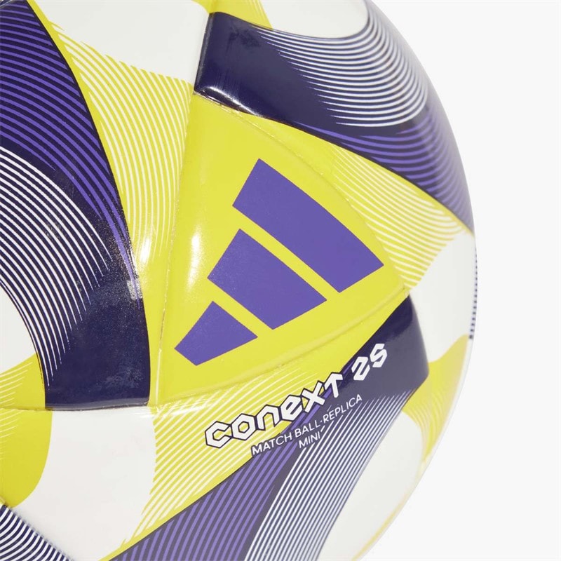 adidas Conext 25 Mini Football White/Yellow/Pantone - Image 3