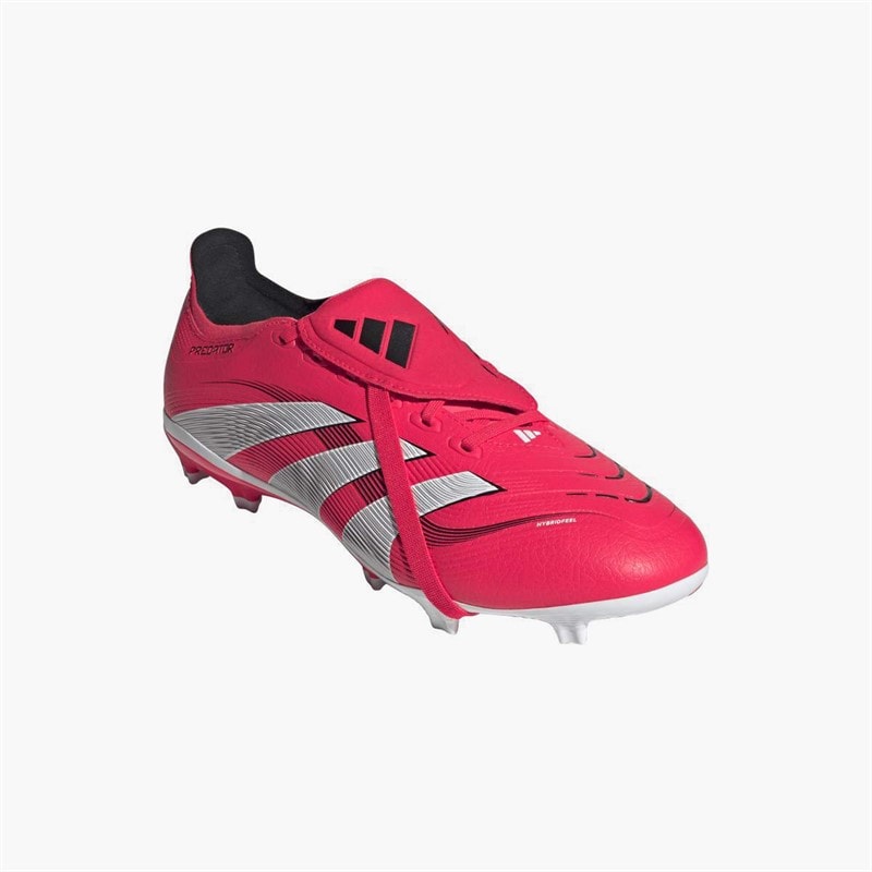 adidas Mens Predator League Fold-Over Tongue FG Firm/Multi Ground Football Boots Lucid Red/Cloud White/Core Black - Image 5