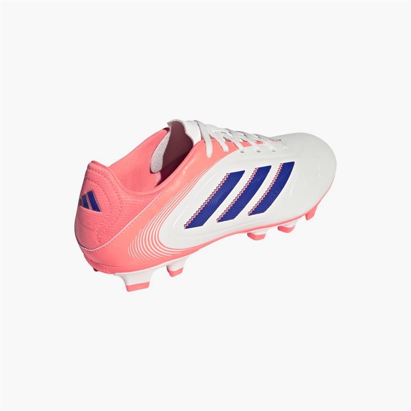 adidas Mens Copa Pure 3 Club Coral Blaze Pack FG/MG Firm/Multi Ground Football Boots Off White/Lucid Blue/Signal Coral - Image 3