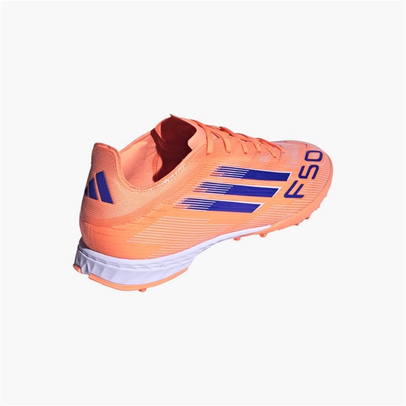 adidas Mens F50 Pro Coral Blaze Pack TF Astro Turf Football Boots Beam Orange/Lucid Blue /Cloud White Beam Orange/Lucid Blue/Cloud White - Image 3